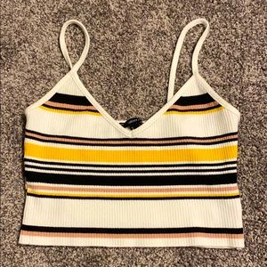 knit cropped tank top